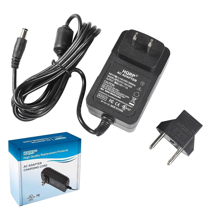 Amazon.com: HQRP 18V AC Adapter / 18-Volt Adaptor compatible